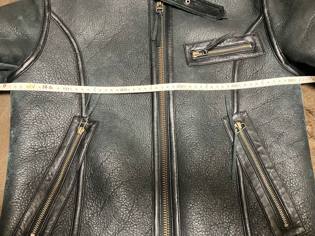 最高級Liugoo Leathers Ｂ－３ムートンジャケットメンズ 本革羊革
