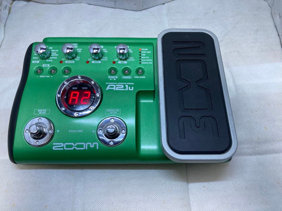 ZOOM アコースティックエフェクツペダル A2.1u　純正ＡＣアダプター付