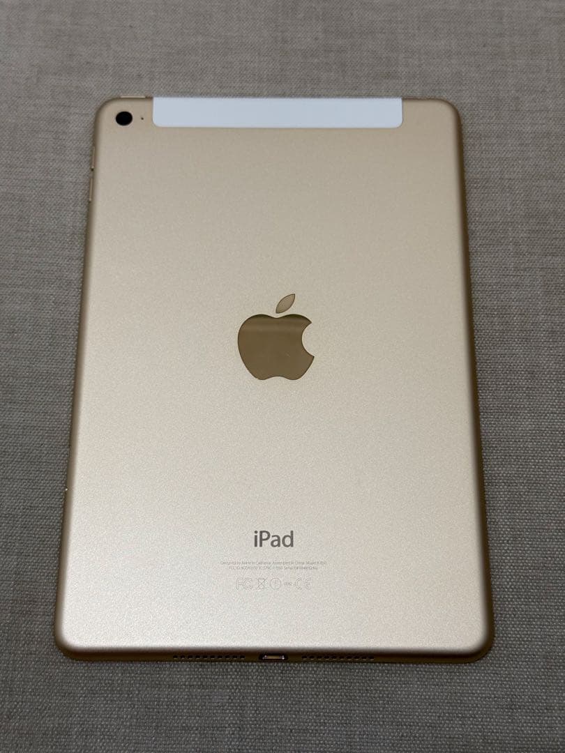 iPad本体 iPad mini 4 16GB Gold Cellular