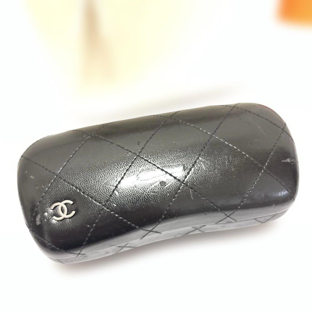 CHANEL オーバーサイズ サングラス ケース付き
