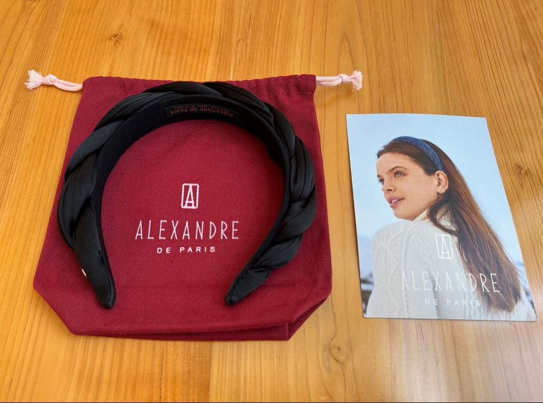ALEXANDRE DE PARIS アレクサンドルドゥパリ サテンカチューシャ