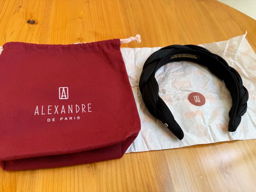 ALEXANDRE DE PARIS アレクサンドルドゥパリ サテンカチューシャ