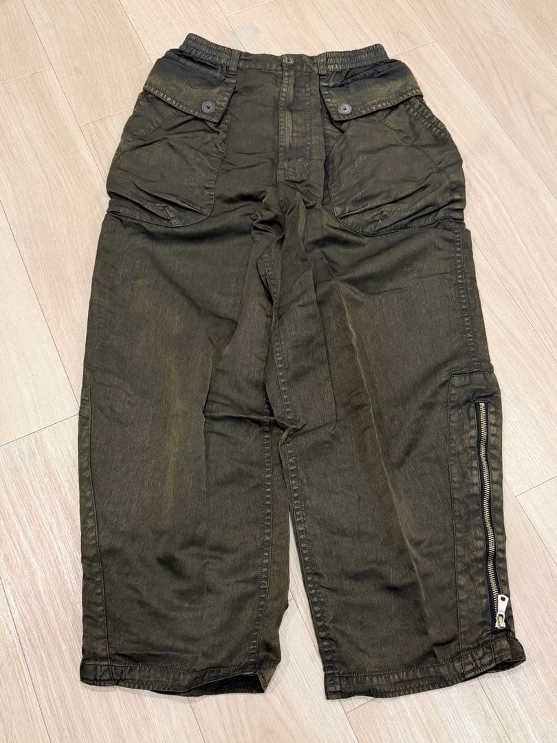 パンツ Garment Dyed Nylon Double Pocket Pants