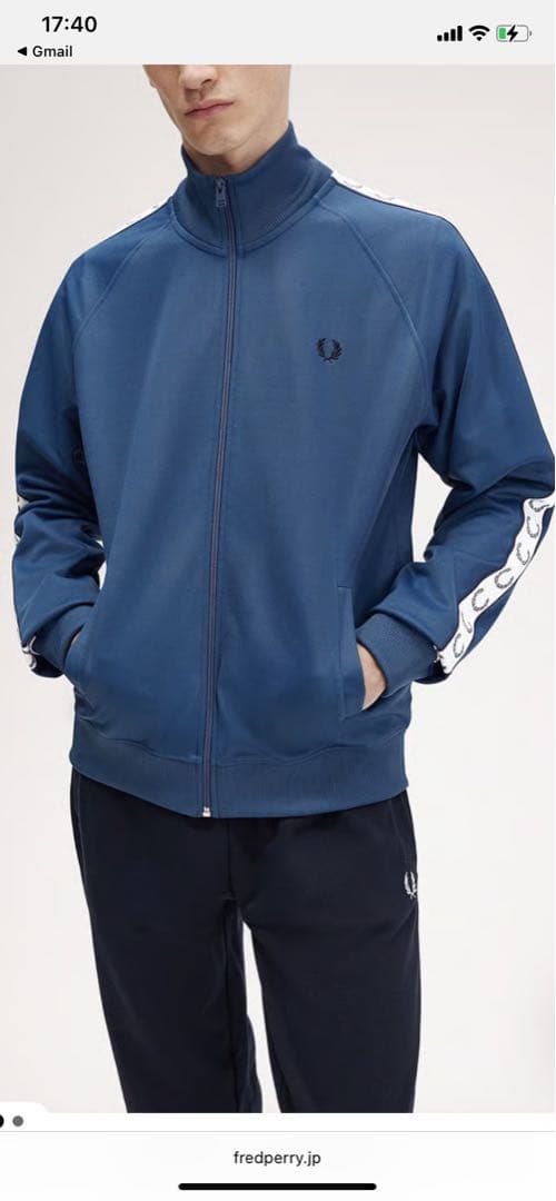 Taped Track Jacket M：MIDNIGHT BLUE