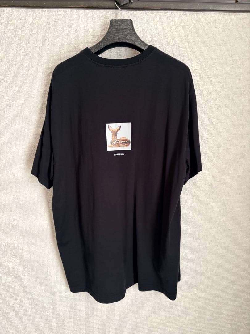 BURBERRY ブラック Tシャツ バンビ