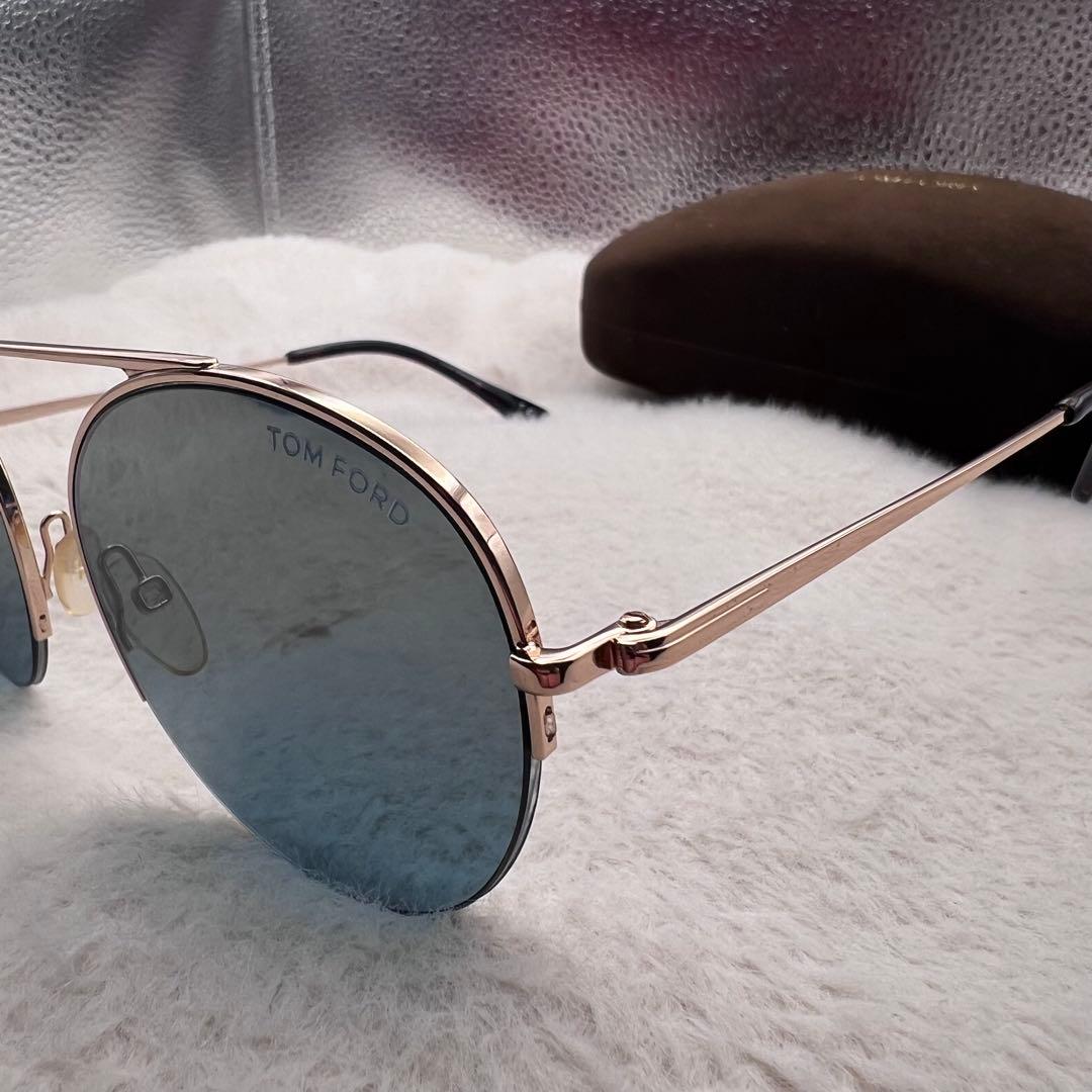 美品✨TOM FORD ゴールド ブルーレンズ サングラス