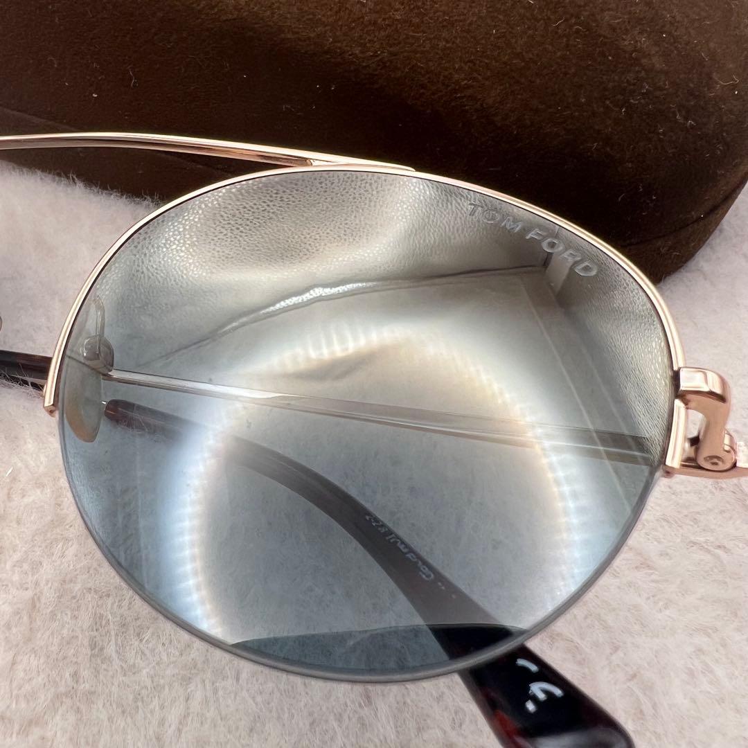 美品✨TOM FORD ゴールド ブルーレンズ サングラス