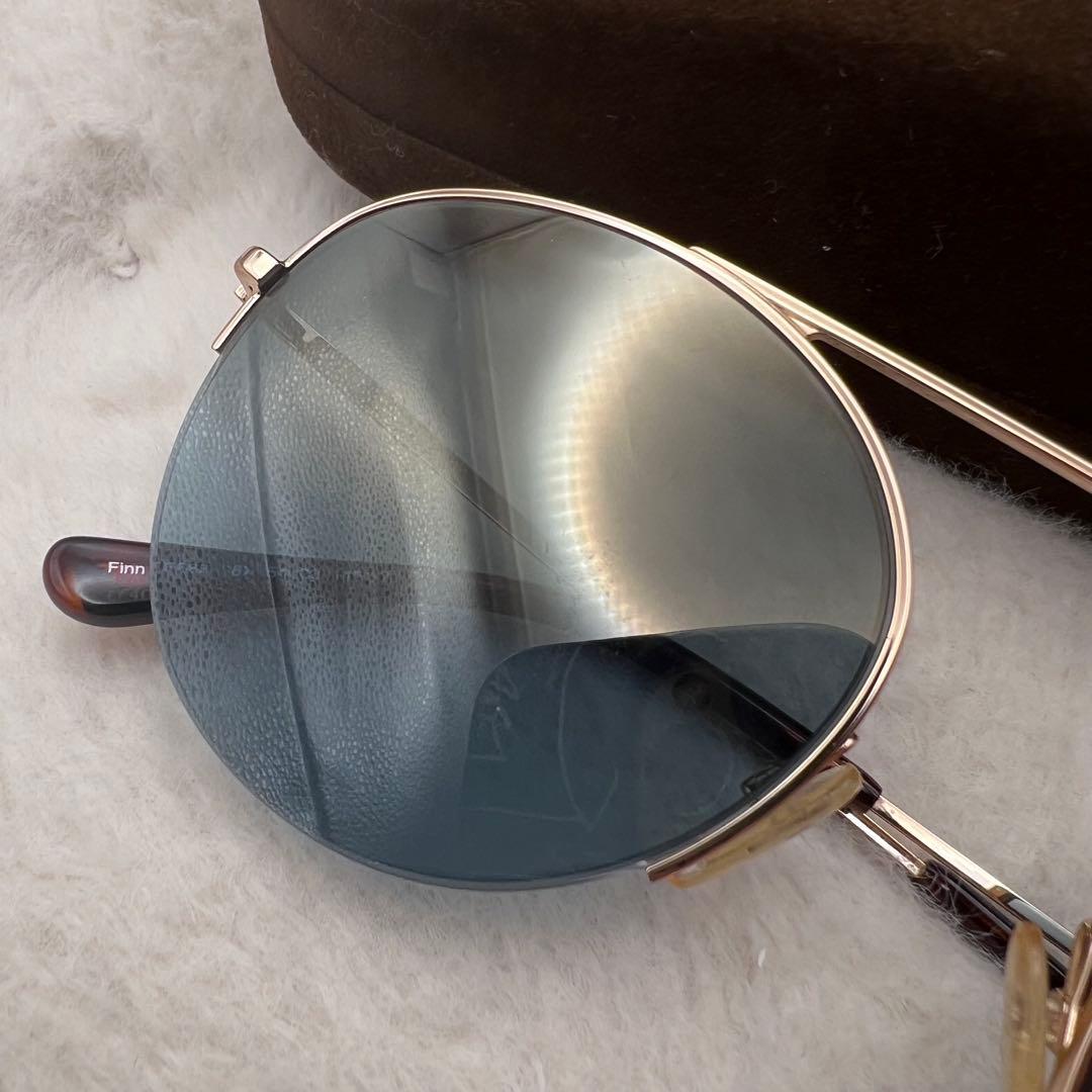 美品✨TOM FORD ゴールド ブルーレンズ サングラス