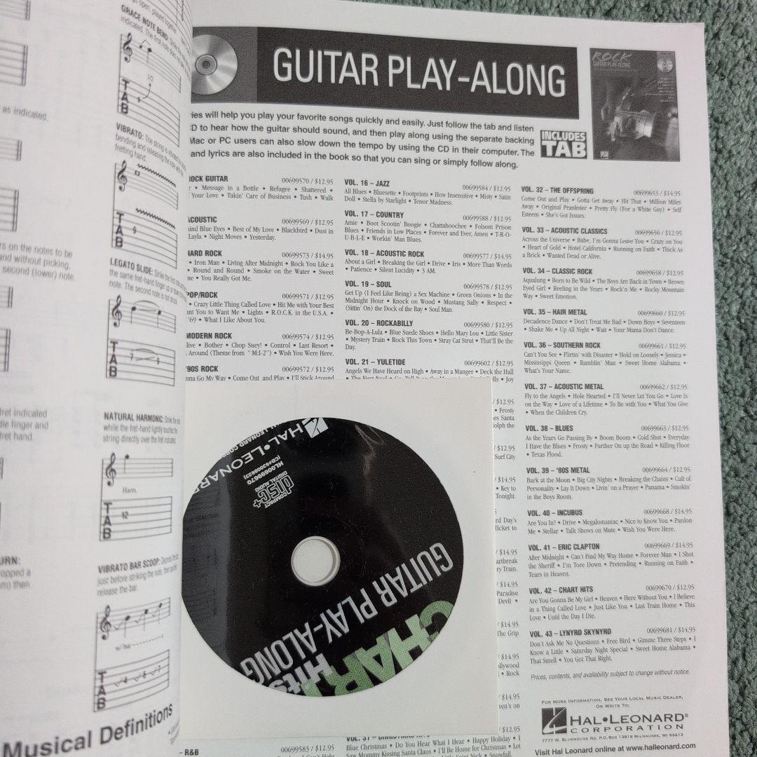 アート・デザイン・音楽 Guitar Play-Along Chart Hits Vol. 42