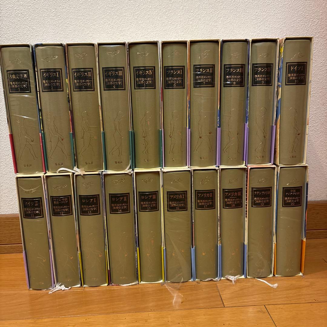 【未使用品】 集英社ギャラリー 世界の文学 20巻セット