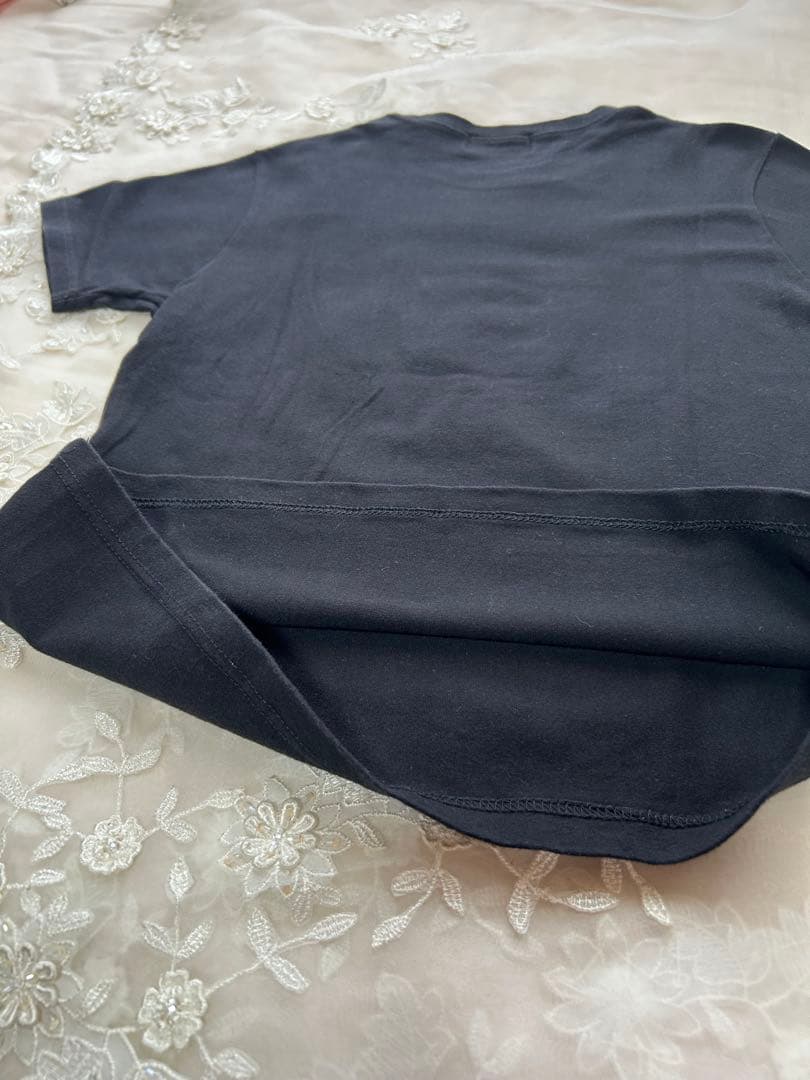 CHANEL 半袖Tシャツ 黒 ロゴプリント