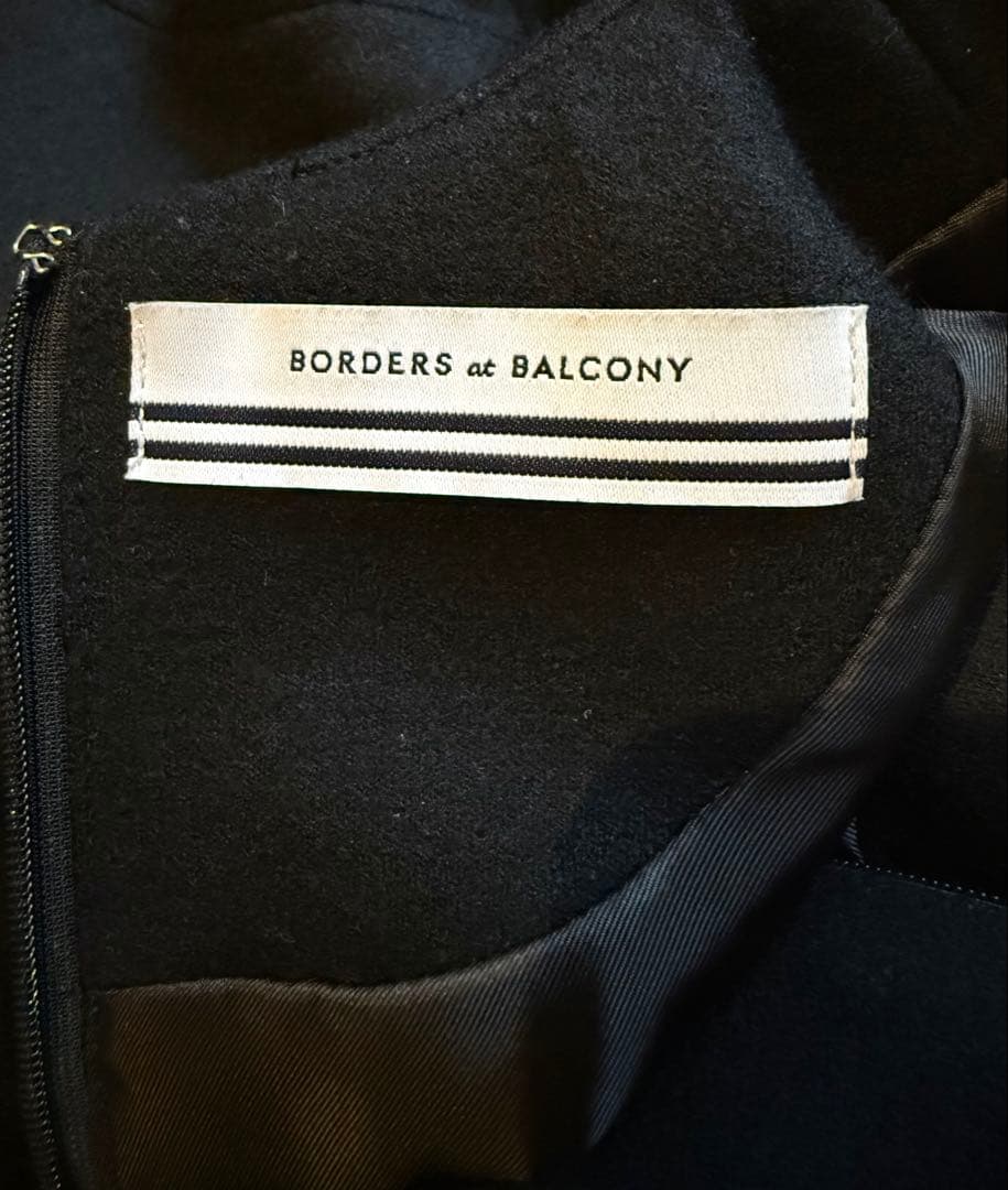 本日まで値下げ！！BORDERS at BALCONY 膝丈ワンピース 長袖