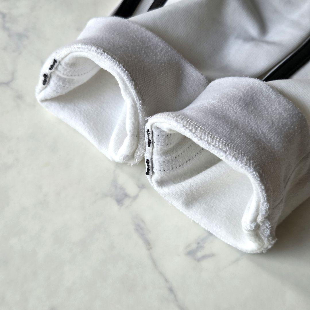BURBERRY BLACK LABEL トラックジャケット L 白 刺繍ロゴ
