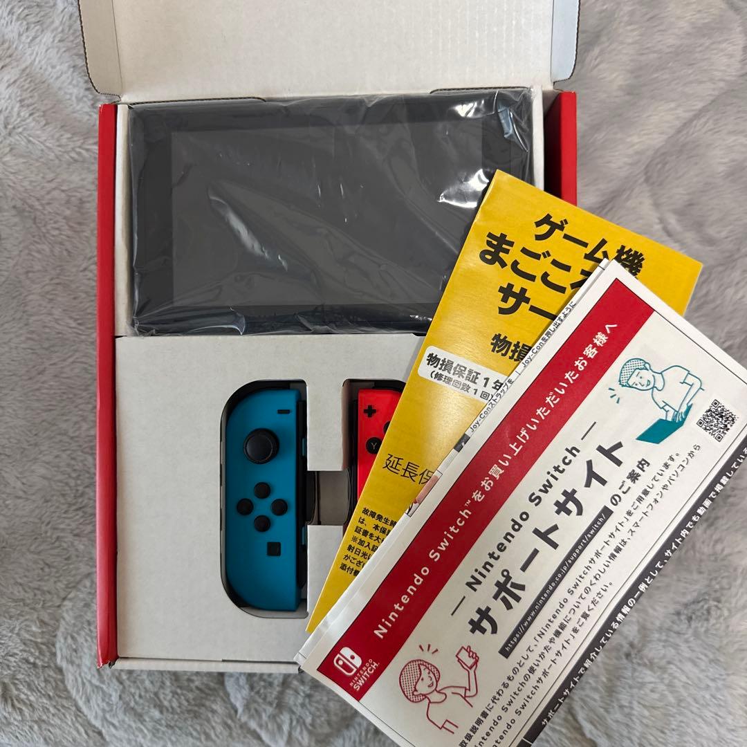 Nintendo Switch 本体 ネオンブルー/レッド　ケース付き