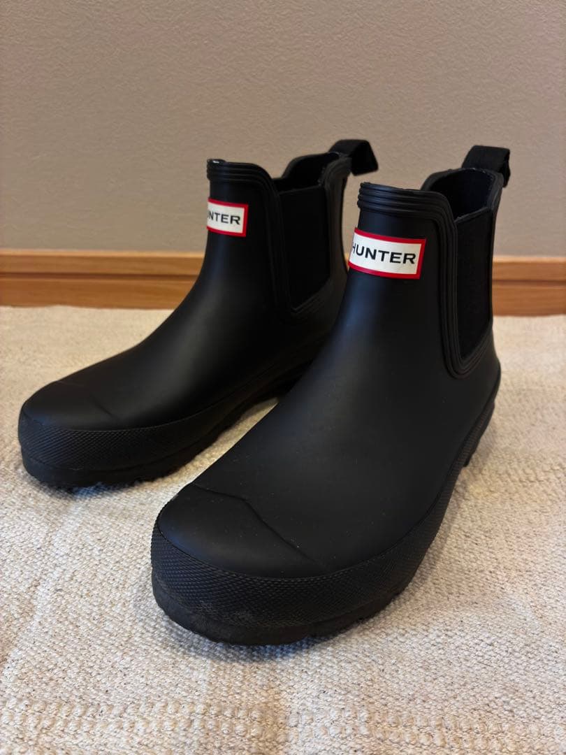 HUNTER ブラック レインブーツ UK5 EU38 US7 ハンター 長靴