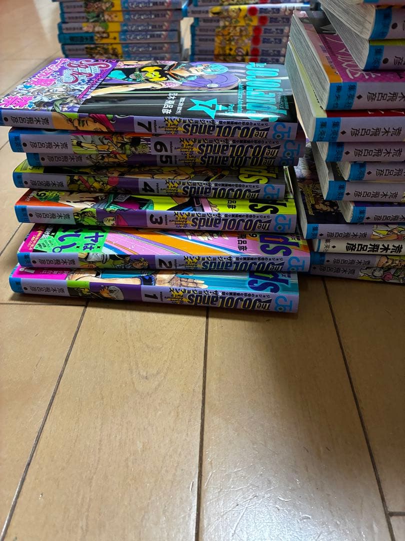 ジョジョの奇妙な冒険　現在までの既刊全シリーズ全巻初版　送料込み