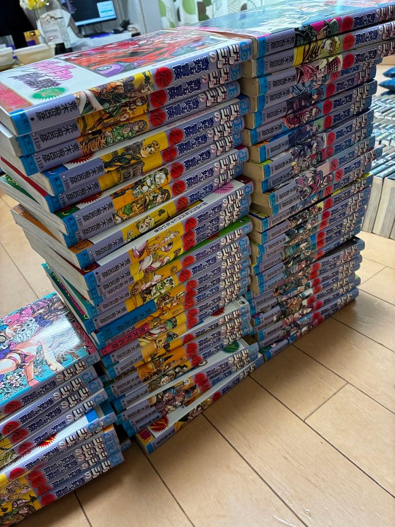 ジョジョの奇妙な冒険　現在までの既刊全シリーズ全巻初版　送料込み