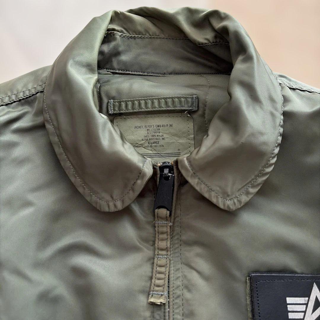 ALPHA INDUSTRIES MA-1フライトジャケット　USA製　オリーブ