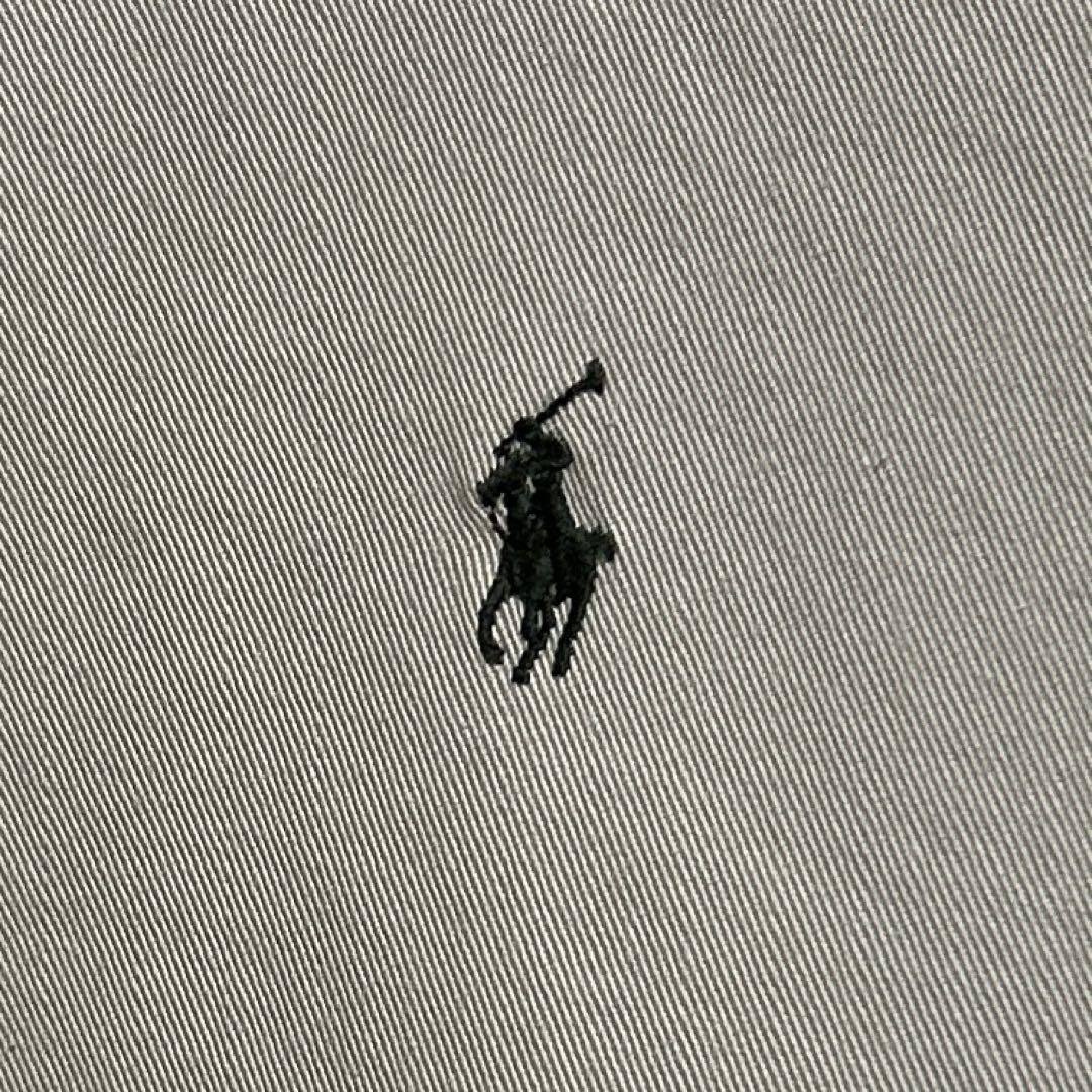 《希少》ポロラルフローレン☆ジップアップ ジャンパー 刺繡ロゴ ベージュ L