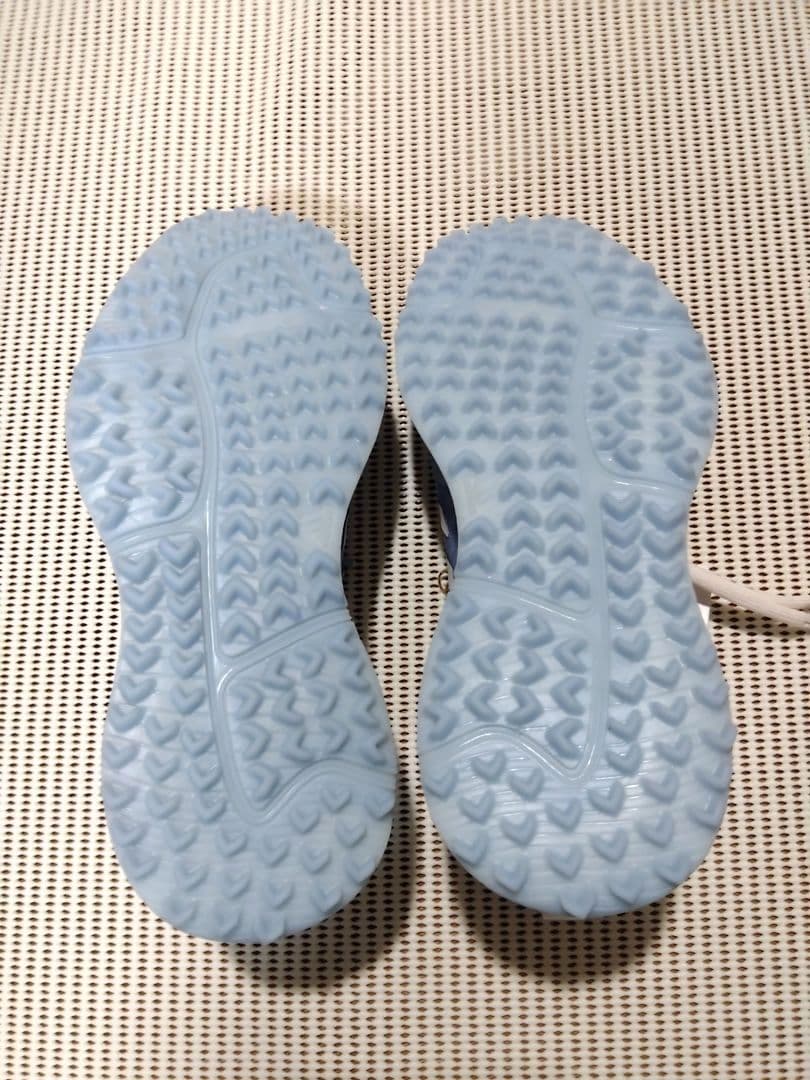 adidas レディース 水色 レオパードパターン スパイスレスゴルフシューズ