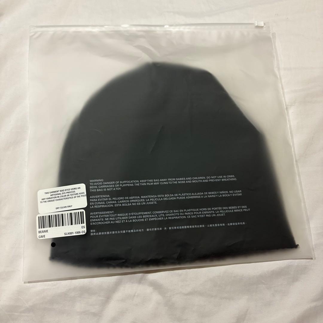 新品　SKYLRK BEANIE CAVE BLACK