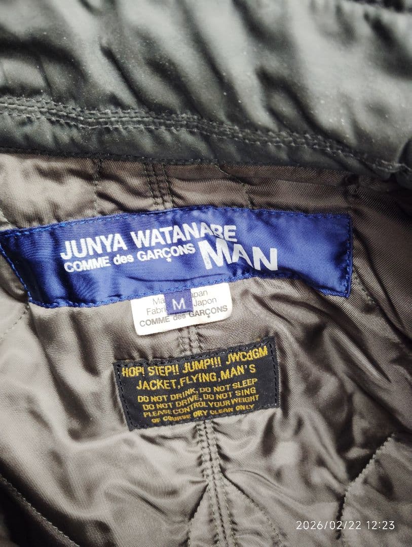 希少 CDG JUNYA MAN MA-1解体・再構築テーラードジャケットM