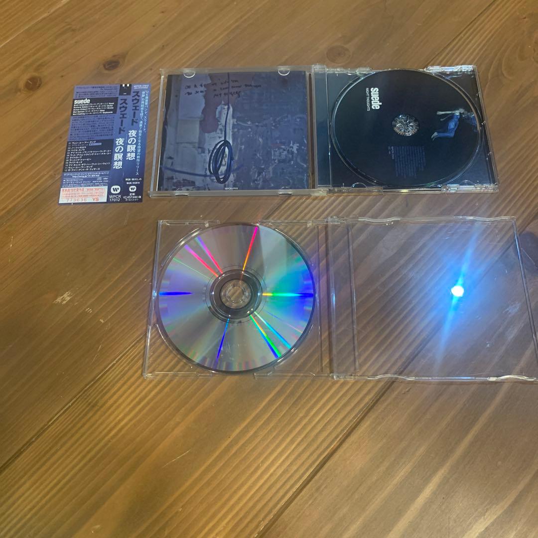 洋楽 Suede night thoughts Japanese promo obi
