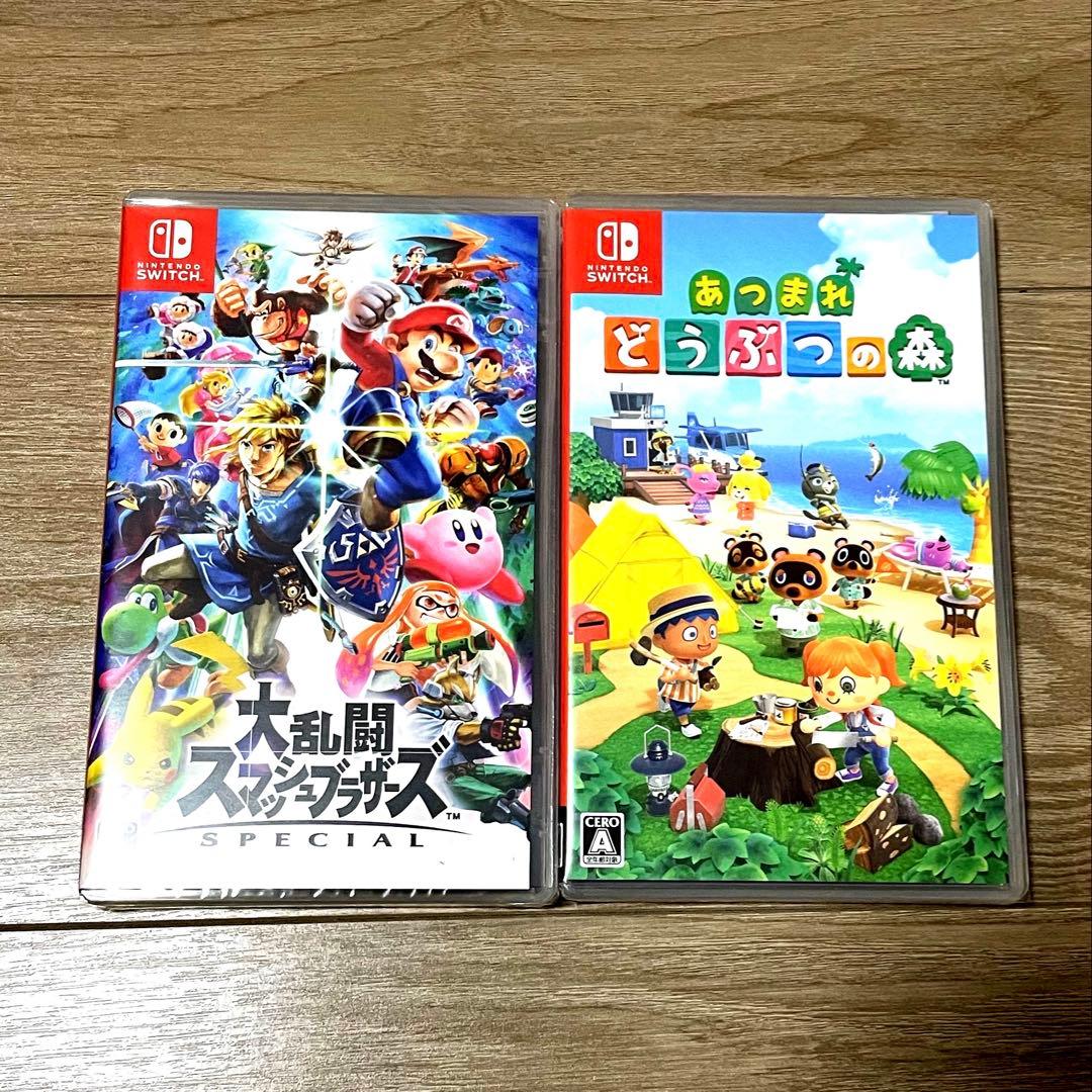 Nintendo Switch　あつまれ　どうぶつの森　スマブラ