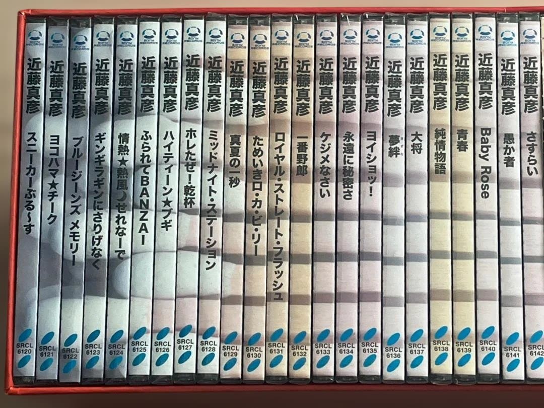 ◆近藤真彦 マッチ箱 CD-BOX 完全生産限定盤 25th 未開封有り