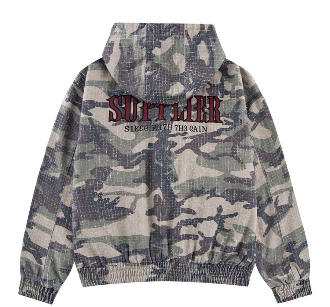 ジャケット・アウター supplier camouflage hooded blouson