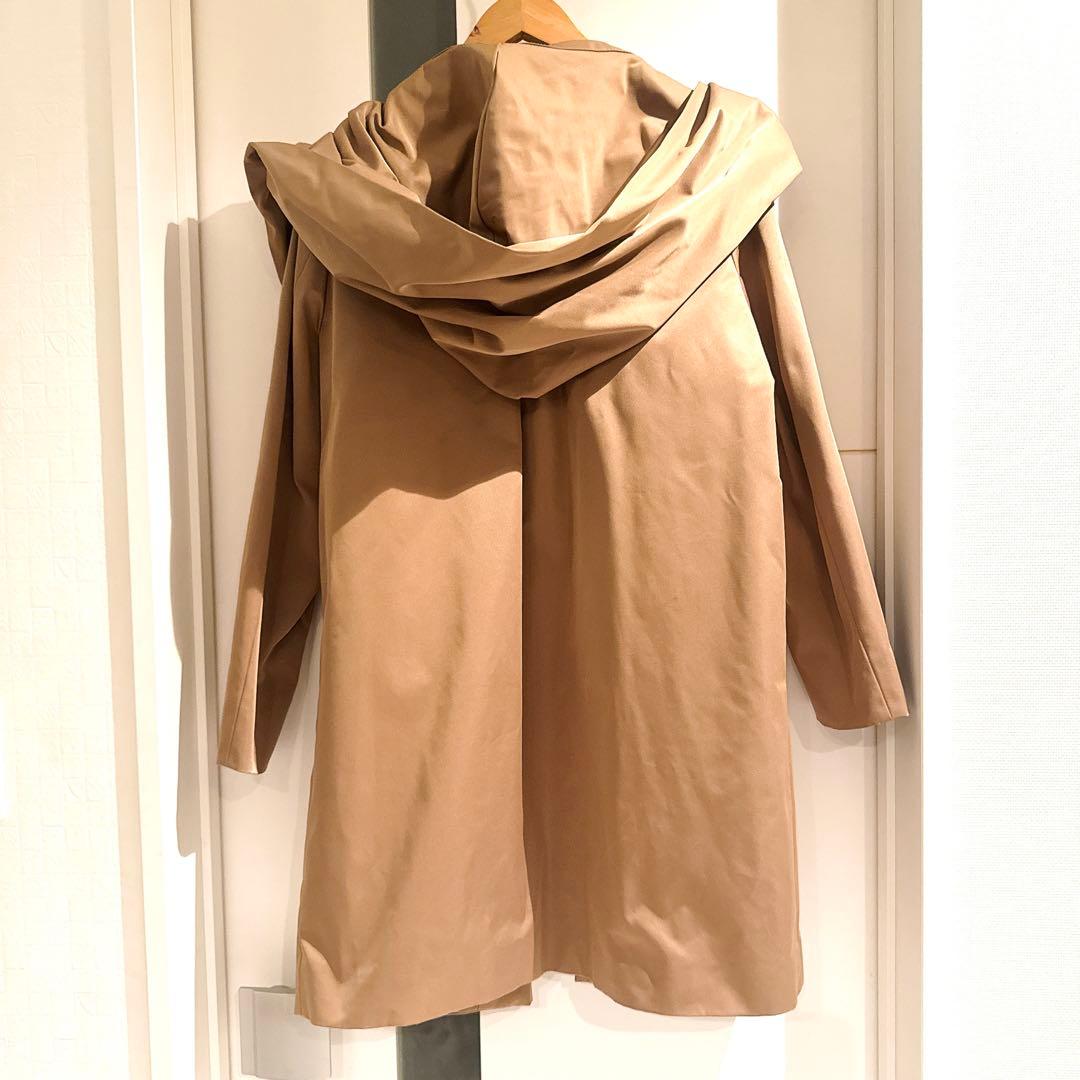 【美品】バーニーズニューヨーク ライナー付 フードコート 40 L ベージュ 春