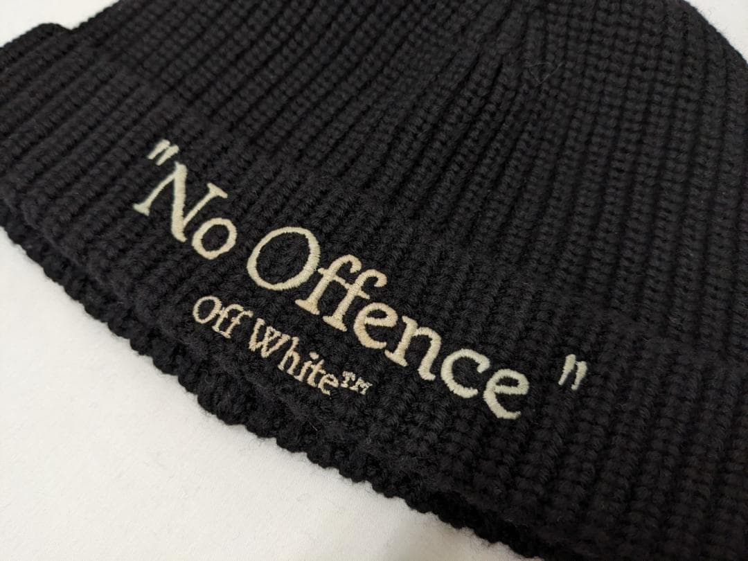 Off-White/オフハウス/フロントロゴ刺繍ビーニー/帽子/イタリア製
