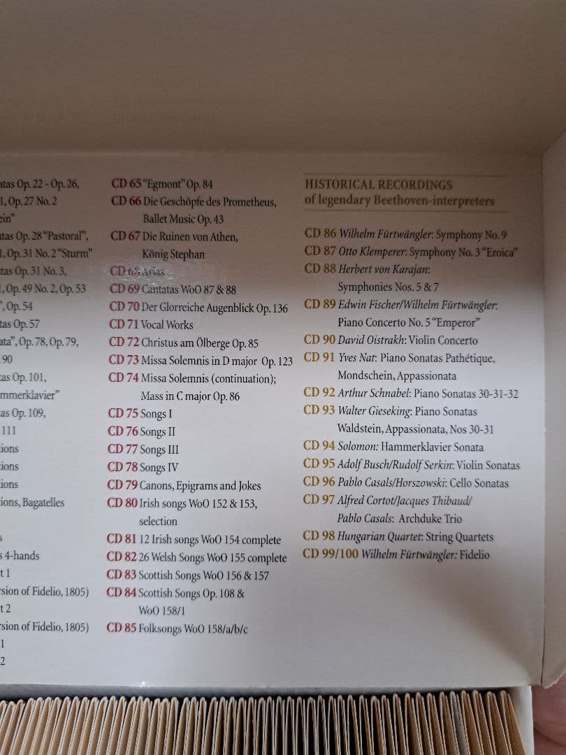 BEETHOVEN　100CD BRILLIANT CLASSICS