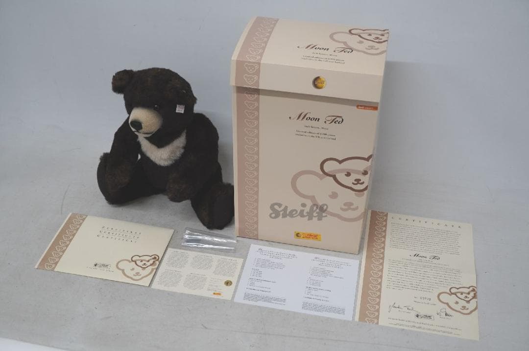 【M02-13】 Steiff シュタイフ ムーンテッド テディベア ぬいぐるみ