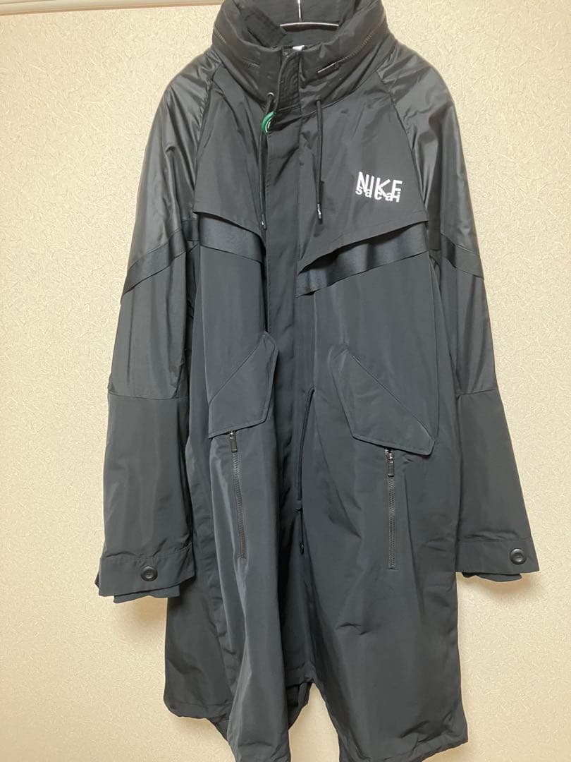 nike sacai trench jacket xxl 新品未使用タグ無し