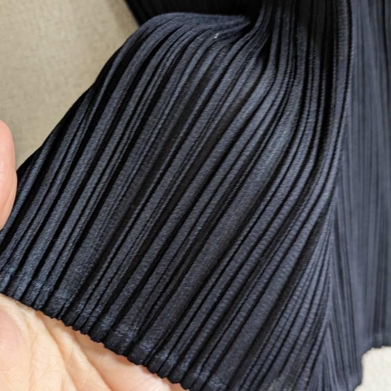 イッセイミヤケ PLEATS PLEASE◆ネイビー◆半袖◆#3(7313)