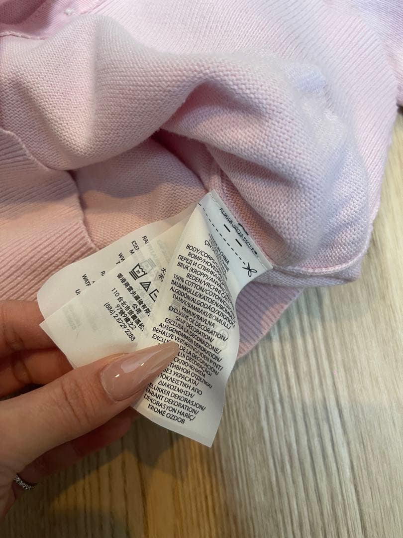 美品　Polo Ralph Lauren ピンク カーディガン XS 現行タグ