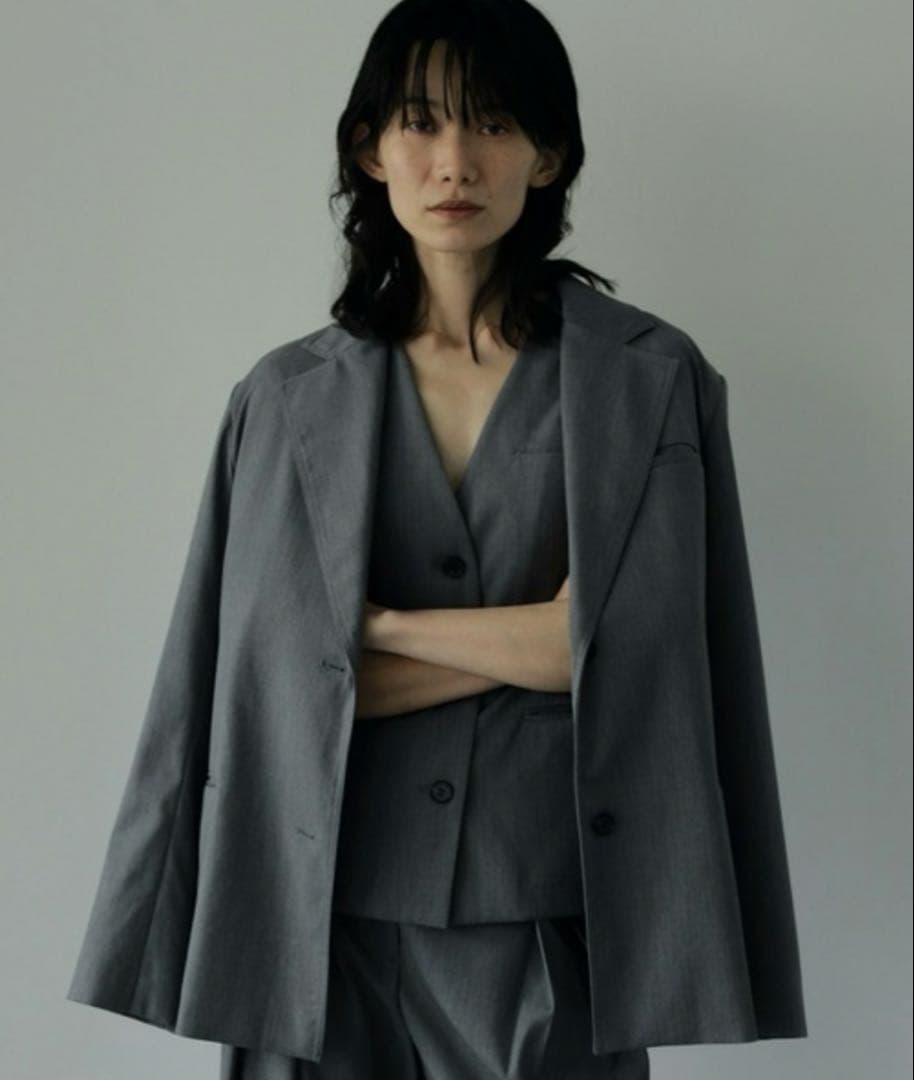 超美品 anuke アンヌーク Twill Over Jacket 38