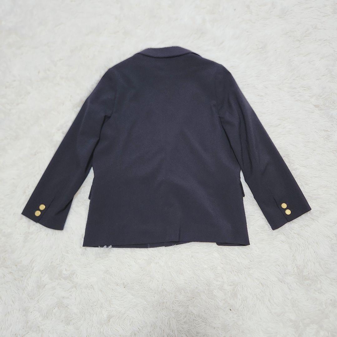 MilaOwen ミラオーウェン金ボタンダブルブレストコンパクトジャケット紺ブレ