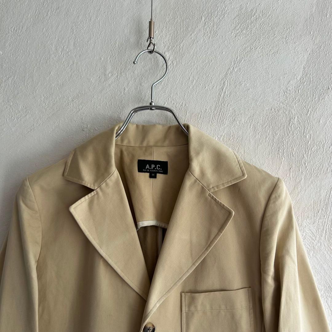 90S フランス製 A.P.C コットン テーラードジャケット APC