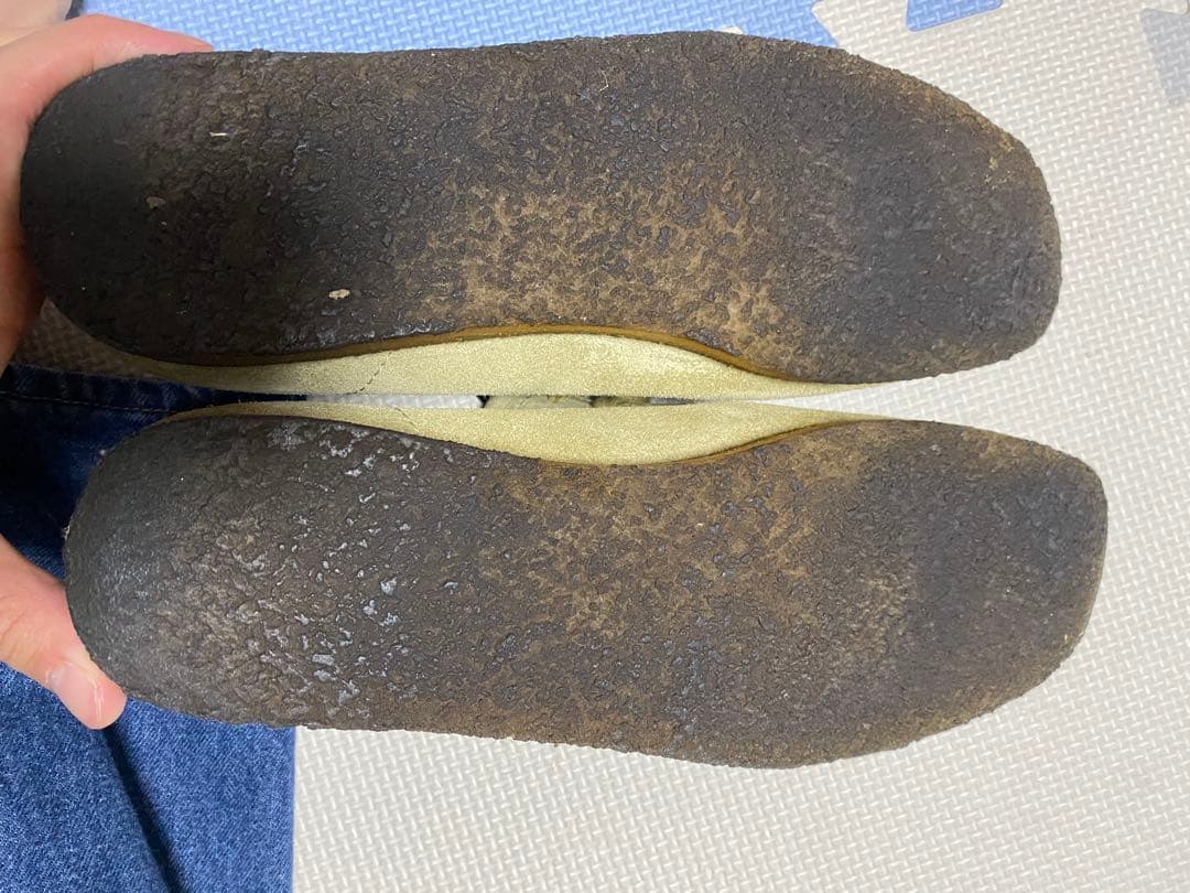 CLARKS ORIGINALS スエード モカシン ベージュ 27.5cm
