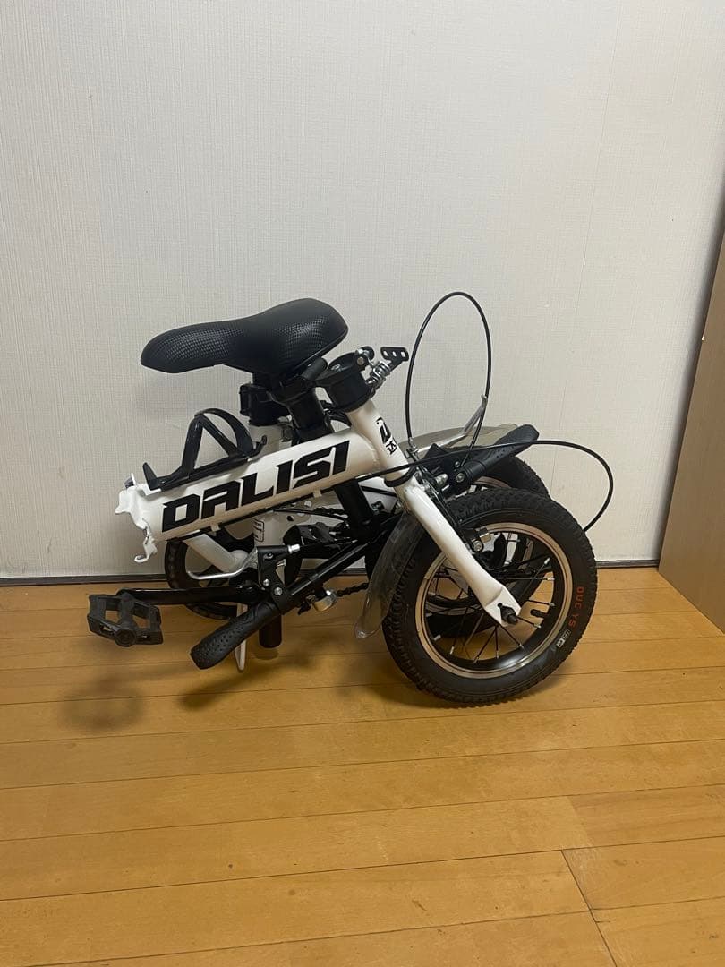 DALISI 12インチ折りたたみ自転車 ホワイト