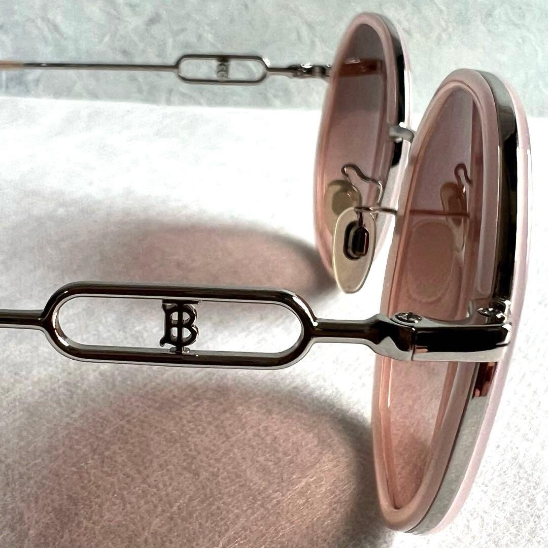 BURBERRY サングラス ピンク×シルバー MADE IN ITALY