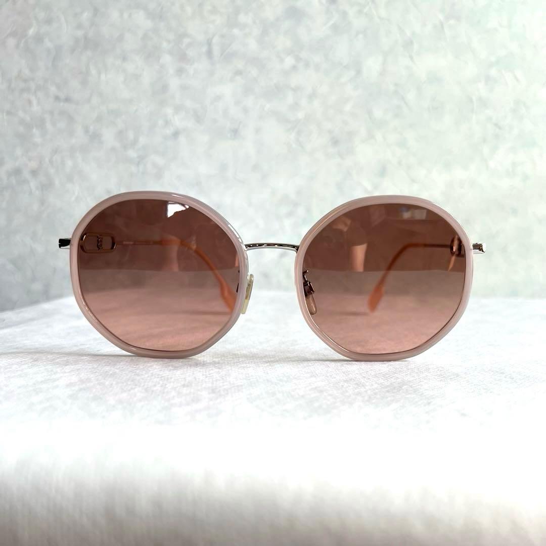 BURBERRY サングラス ピンク×シルバー MADE IN ITALY