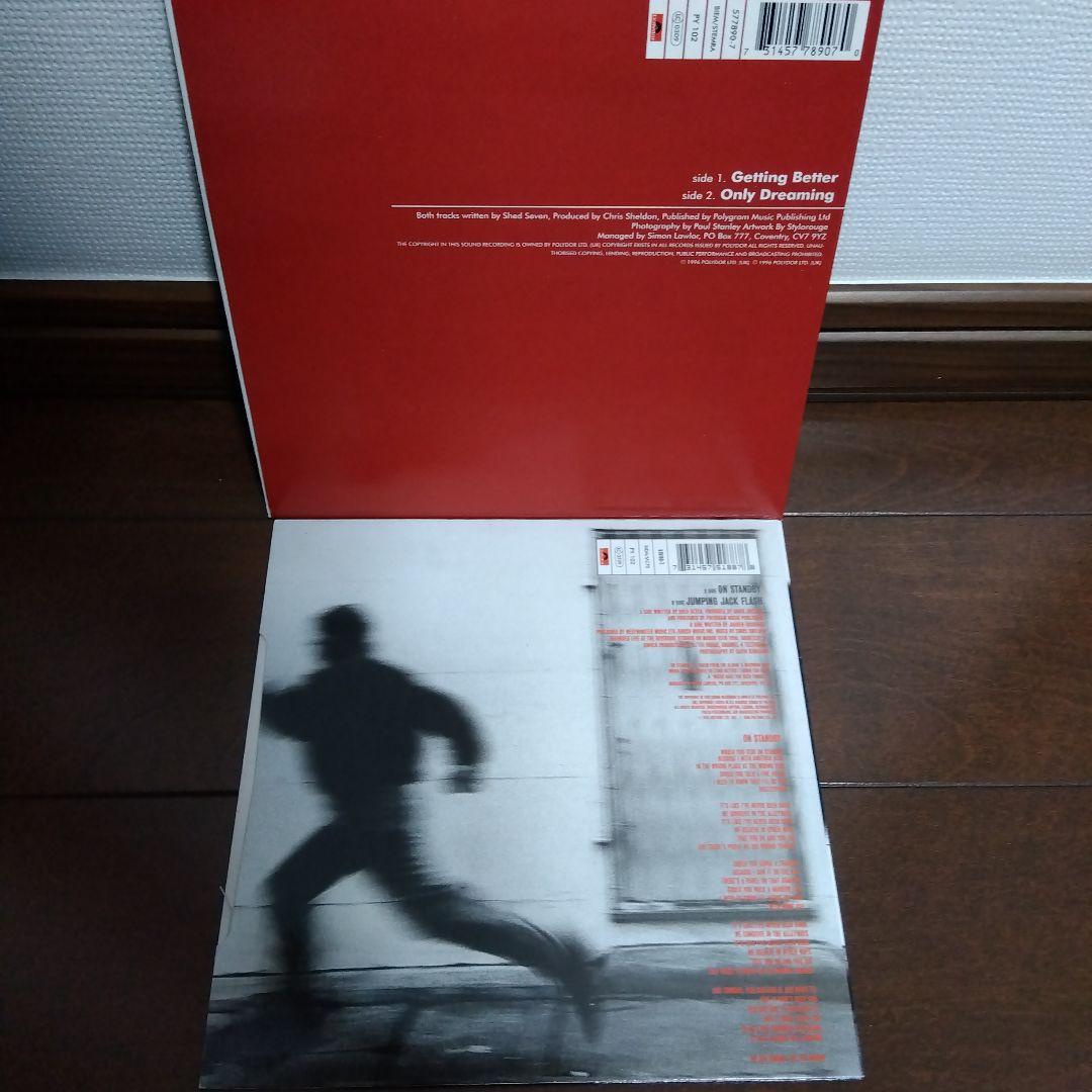 shed seven 未開封!ベスト盤LP•7\"ep 3枚セット