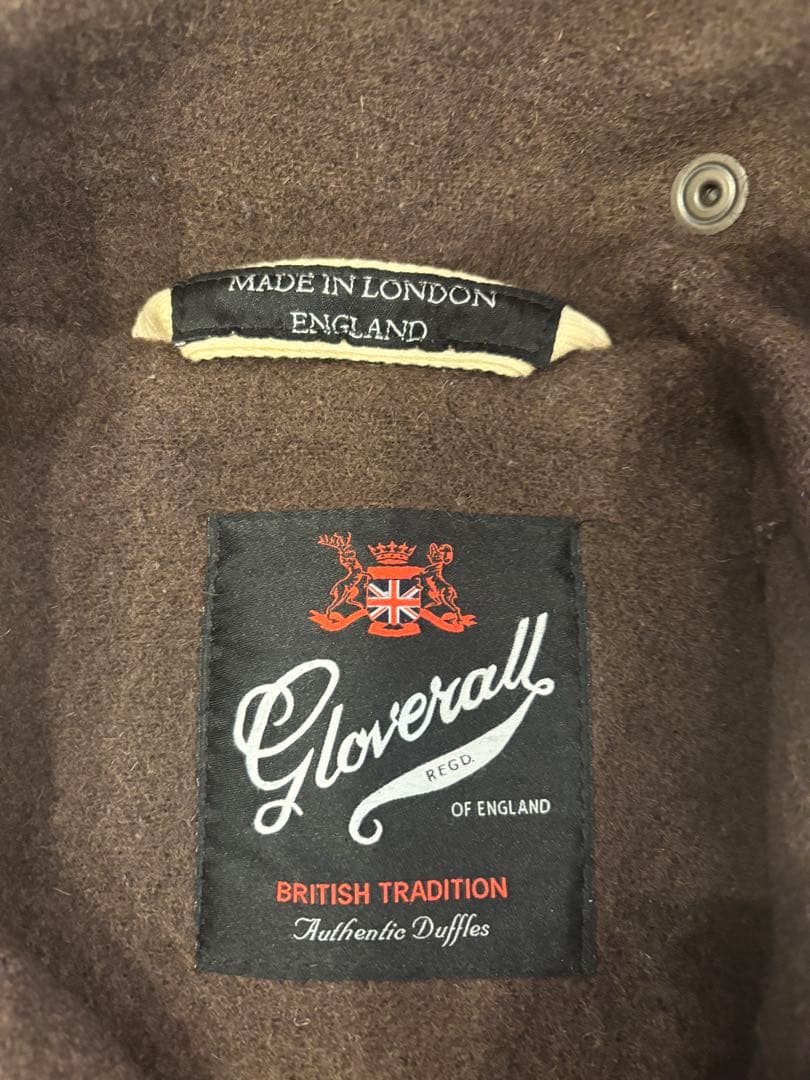 Gloverall グロバーオールダッフルコートブラウン サイズ38モンティ美品