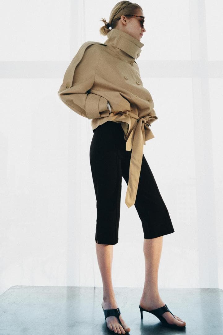 ㅋ*様 ZARA ショート丈ハイネックトレンチコート　Sサイズ