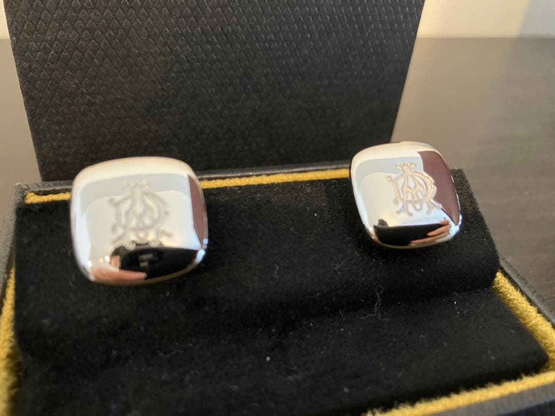 dunhill シルバー カフリンクス　カフス　国内正規品　新品未使用