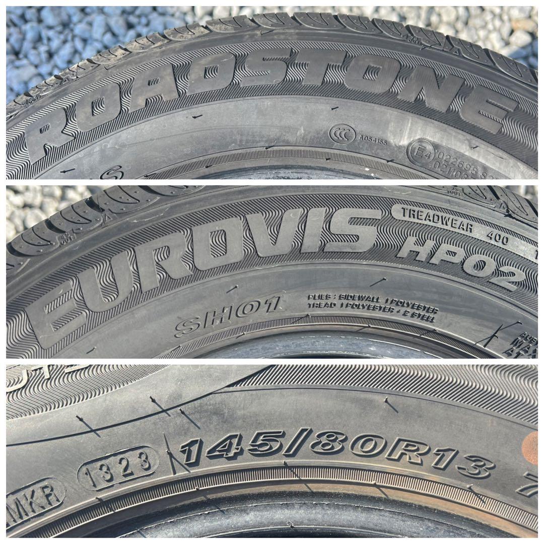 ロードストーン　ユーロビズ　hp02 145/80r13 23年製　新品同様