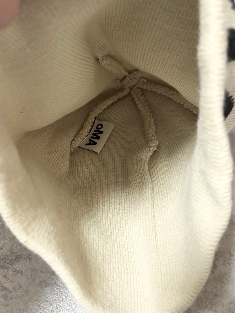 oMA DESIGN STUDIOS LOGO SKULL CAP ビーニー